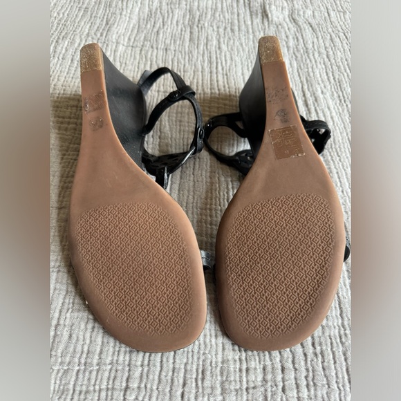Tory Burch Miller T-Strap Wedge Sandal sz 9 - Picture 5 of 8